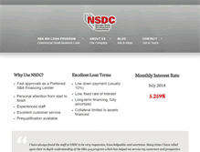 Tablet Screenshot of nsdc.com